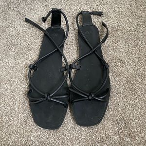 H&M black sandals